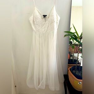 Candalite White Dress in Women's dresses Size XL.